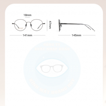 Gọng kim loại mã 6212